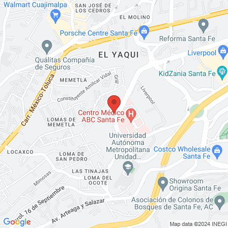 Clinica Dental Santa Fe Behnke map