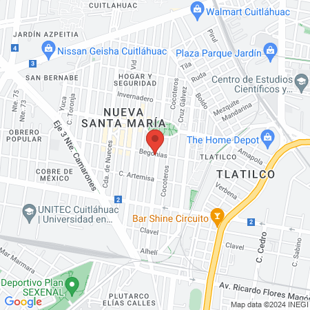 Peluquería OCTAVO map