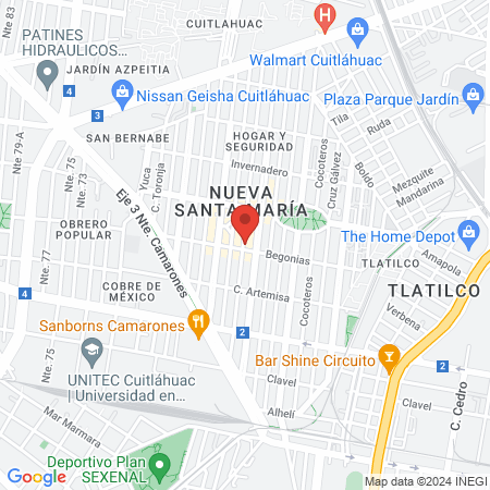 ASOCIACION MEXICANA JSKR HAEDONG KUMDO map