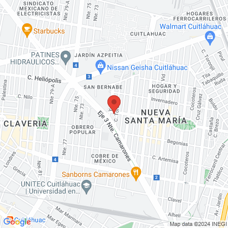 Kickboxing Black Belt Nueva Santa María map