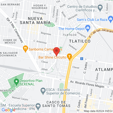 BARBERÍA MORE BARBER map