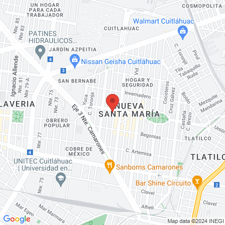Consultorio Dr Barajas map