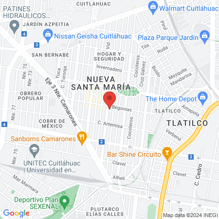 Dr Orlando José Hernández Urologo map