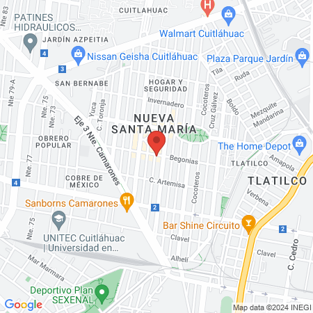 Dra. Arely Eunice Cortés López, Ginecólogo map