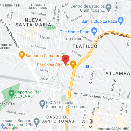 Centro de Salud Tlatilco map