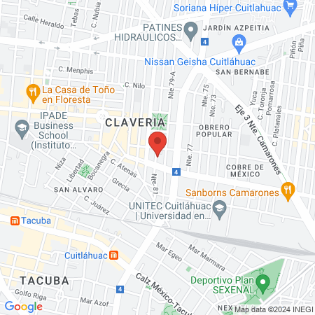 Clinica Claveria map