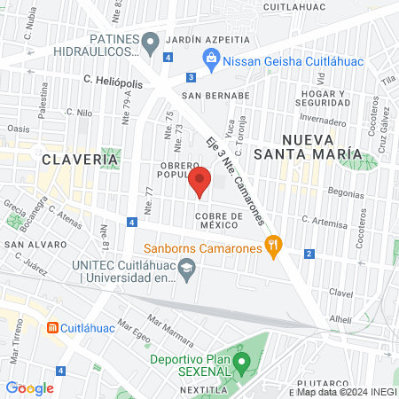 Innova Pets Obrero map