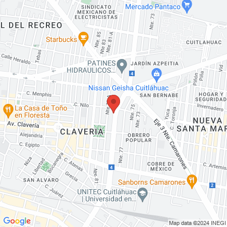 Habana No 8 Barber Shop map