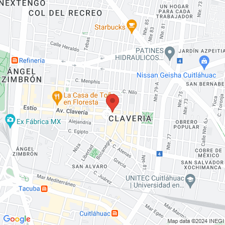 Dental Clinic 3D Azcapotzalco map