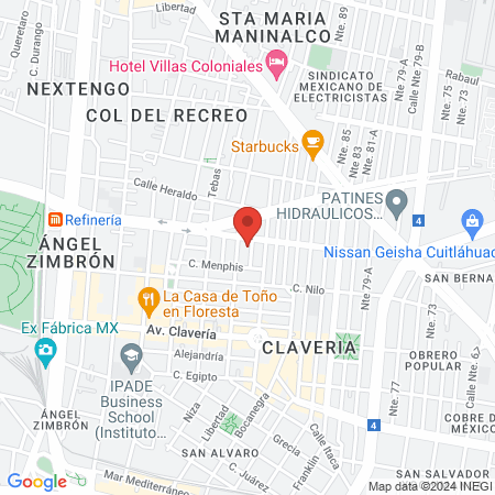 Clínica Veterinaria Clavería map