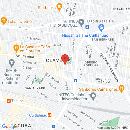 Lazarus Clínica Veterinaria map