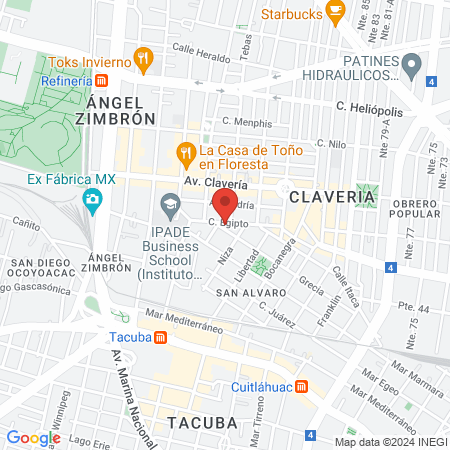 Cruz Caballero Rebeca map