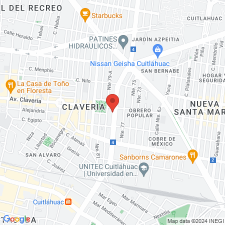 Clínica Veterinaria Sana Pets map