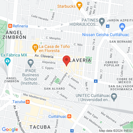 dentalia Patio Clavería map