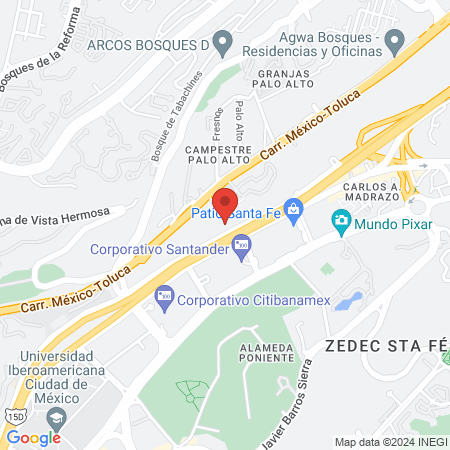 BodyBrite The Point Santa Fe map