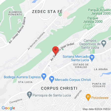 Clinica "Miztli" map