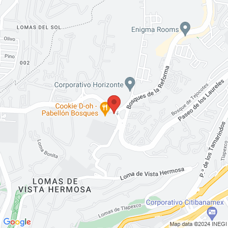 Centro comercial Pabellon Bosques map