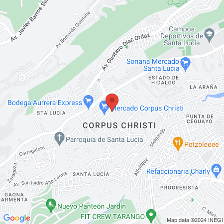 Dentegral Corpus Christi map