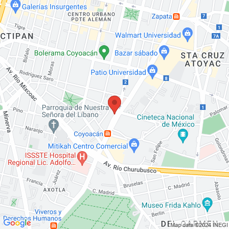 Secretos de Mujer México map