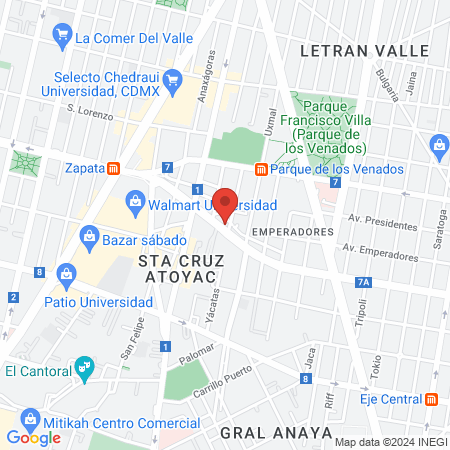 Barbería Black 98 map