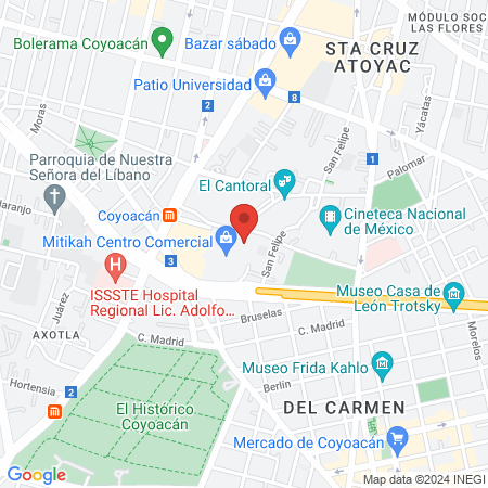 Reumatóloga en CDMX Dra. Mariana Salinas Morán map
