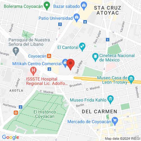 Dr. Gerardo Gonzalez Medico Internista map