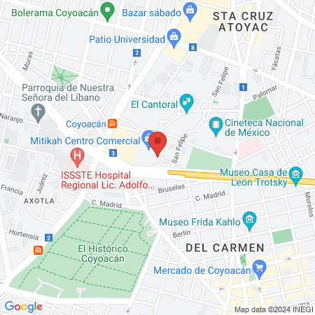 Dr. Luis Alberto Buendia Saavedra, Ortopedista en CDMX map
