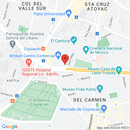 TORRE MEDICA SAN JOSE map