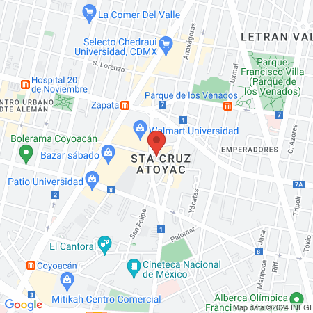 CEMVET Centro Especializado en Medicina Veterinaria map