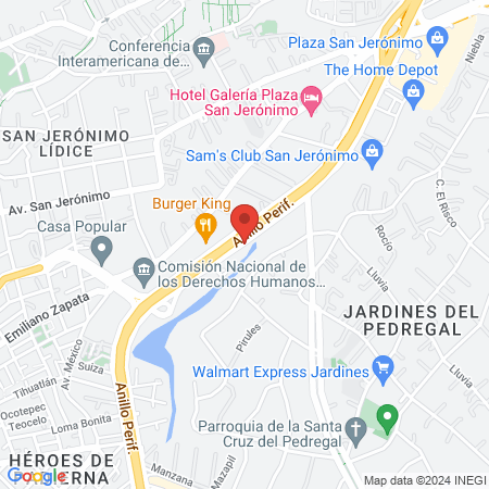 Dra. Regina Penella Garza Ramos map