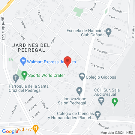 Dra. Reyna Selene Gutiérrez Mendoza, Dermatólogo map