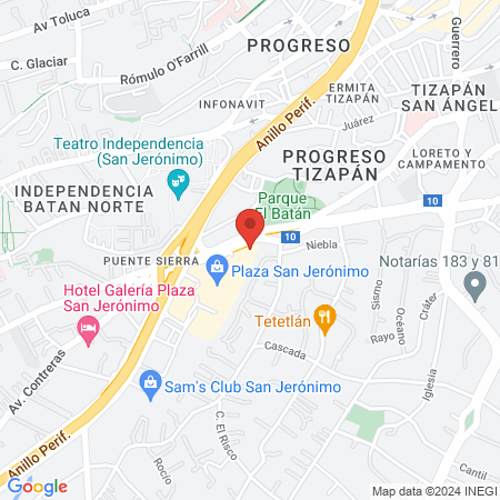 Hospital Veterinario Pedregal map