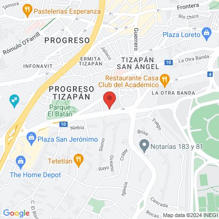 Hospital Veterinario Animal Home Pedregal 24 Horas map