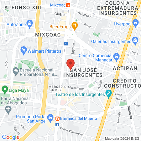 ESTETICA UNISEX PILET map