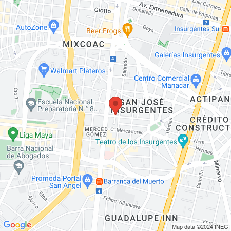 Estética La Parisien's map