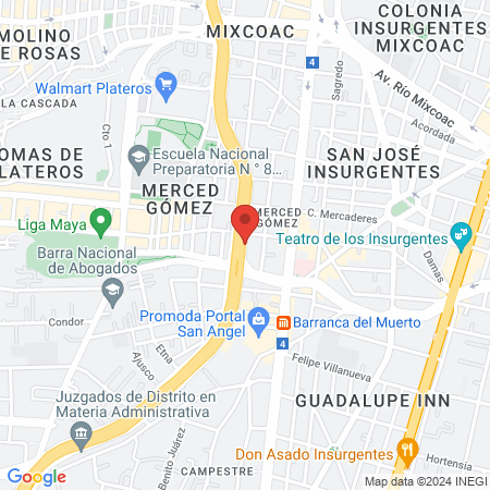 Estética Diana Rodriguez map