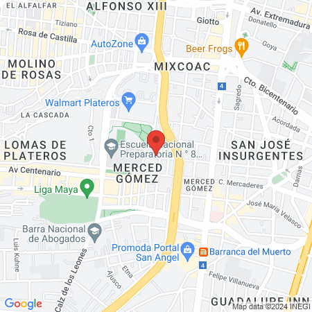 Barber Studio and Lady's map