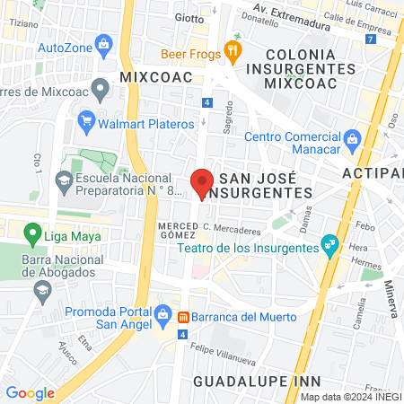 Smile Makers CDMX map