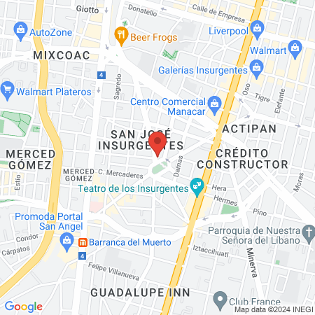Dr. Enrique Camarena | Psiquiatra en Ciudad de México CDMX DF map