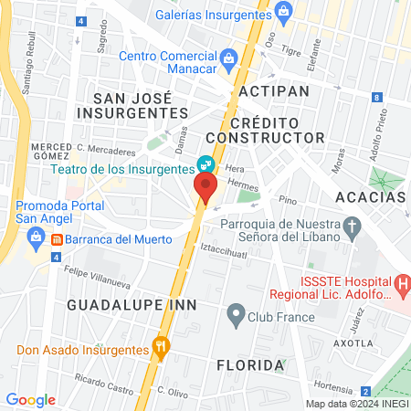 Clinica Dental Denti map