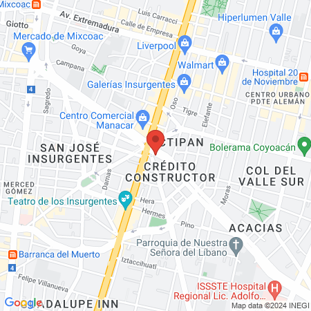 Dentimex Minerva map