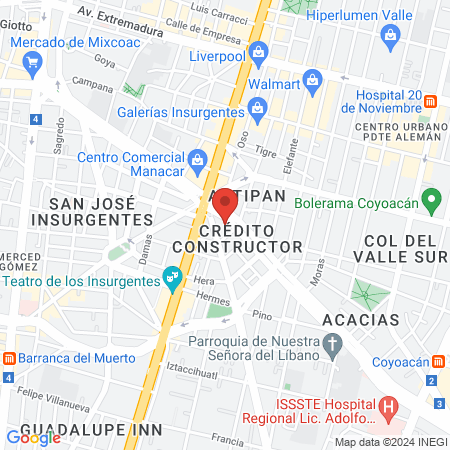 Fundación Mil Sonrisas Corporativo. map