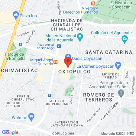 YAMEL OASIS COYOACÁN map