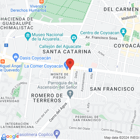 Podólogos Nuñez map