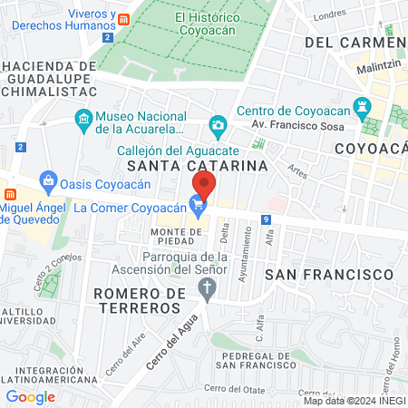 Animalitos Hospital Veterinario 24 horas Miguel Angel de Quevedo map