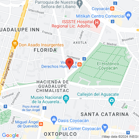 Casa de los Animales map