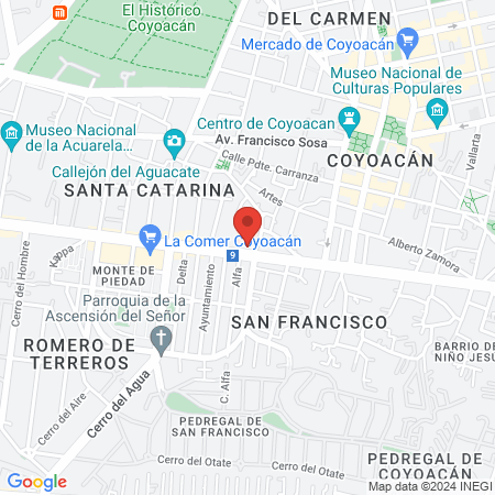 iDonto Clinic Coyoacan map