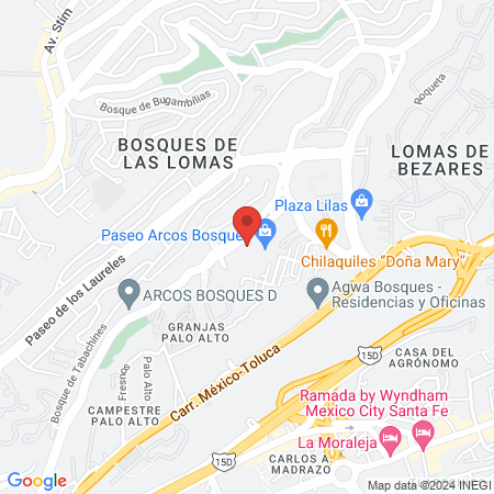 Homme Luxury Barbers - Paseo Arcos Bosques map