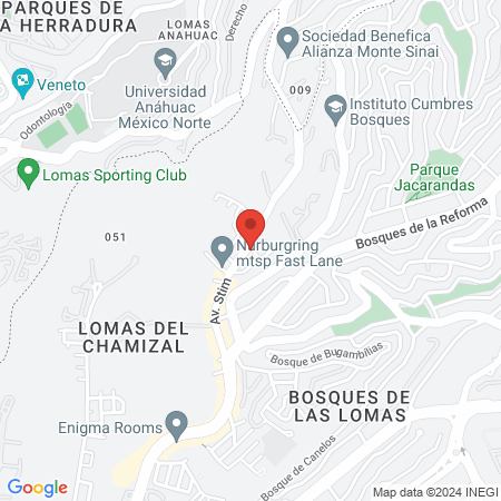 Honey & Nails Chamizal map