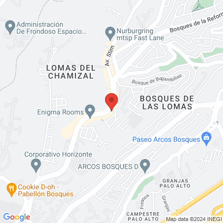 Body Barre Bosques map
